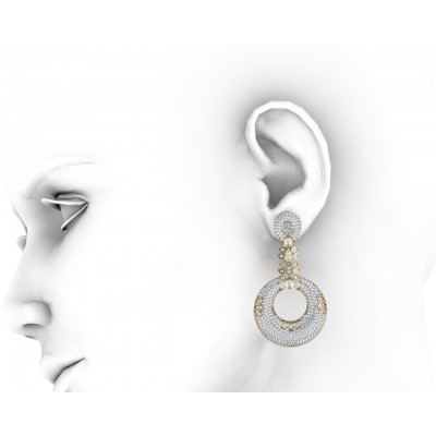Exquisite Designer Diamond Earrings